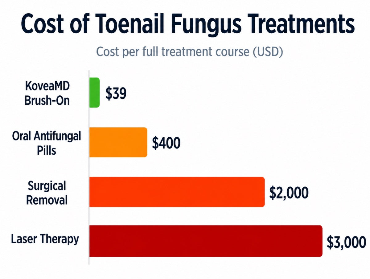Cost comparison: Kovea vs pills vs surgery vs laser