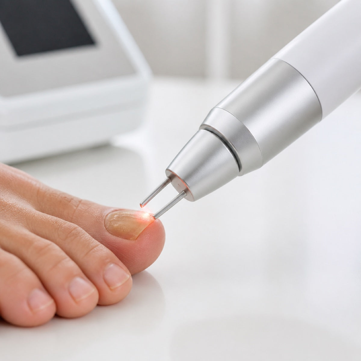 Medical laser device for nail fungus treatment