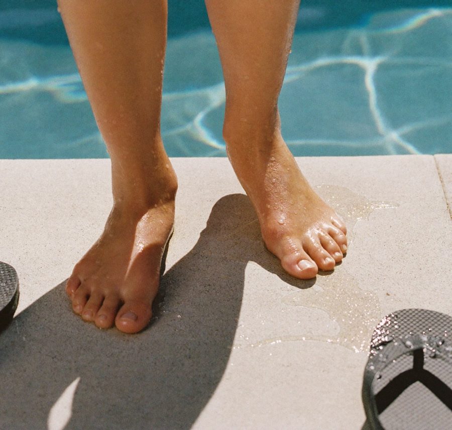 Pool decks, locker rooms, and sweaty cleats are exactly where this thrives.